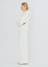 Широкие брюки с лампасами, Бежевый OSTIN