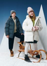 Пуховик для мальчиков, Синий OSTIN