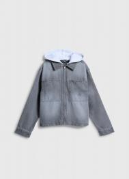 Джинсовая куртка для мальчиков, Серый OSTIN