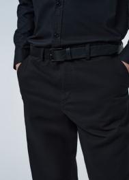 Ремень с чёрной пряжкой, Черный OSTIN