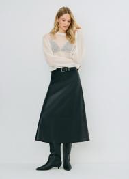 Джемпер оверсайз из пряжи с мохером, Белый OSTIN