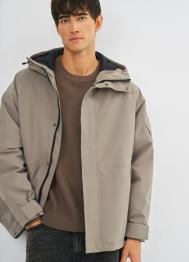Утеплённая парка с капюшоном, Бежевый OSTIN