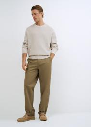 Чиносы из твила, Бежевый OSTIN