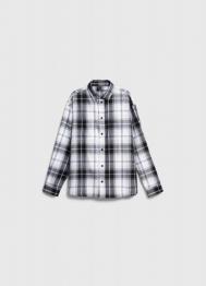 Рубашка из фланели для мальчиков, Серый OSTIN
