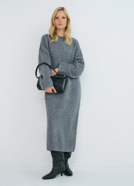 Платье-свитер с содержанием шерсти, Серый OSTIN