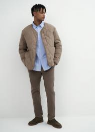 Базовые брюки-чиносы, Бежевый OSTIN