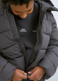 Утеплённая куртка для мальчиков, Серый OSTIN