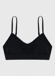 Базовый топ из полиамида, Черный OSTIN