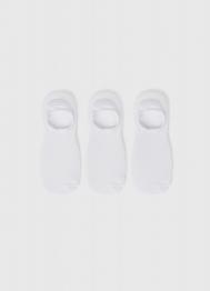 Базовые подследники в рубчик, 3 пары, Белый OSTIN