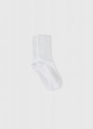 Базовые носки в рубчик, Белый OSTIN