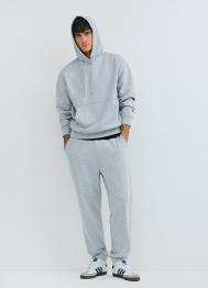 Базовое худи с карманом-кенгуру, Серый OSTIN