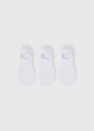 Подследники в рубчик, 3 пары, Белый OSTIN