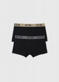 Трусы-транки, 2 шт., Черный OSTIN
