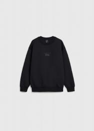 Свитшот с принтом для мальчиков, Черный OSTIN