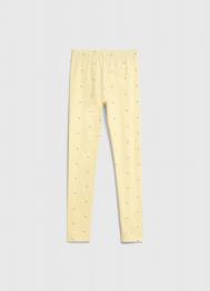 Легинсы с принтом для девочек, Желтый OSTIN