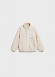Куртка из шерпы для мальчиков, Бежевый OSTIN