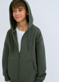 Толстовка на молнии для мальчиков, Зеленый OSTIN