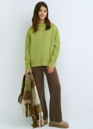 Вязаный джемпер для девочек, Зеленый OSTIN