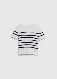 Джемпер с коротким рукавом для девочек, Белый OSTIN