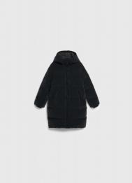 Пуховик для девочек, Черный OSTIN