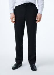 Брюки изо льна, Черный OSTIN