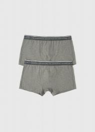Трусы-транки с низкой посадкой, 2 шт., Серый OSTIN