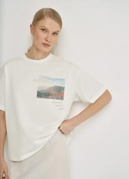 Футболка с географическим принтом O'STIN х Экспедиция, Белый OSTIN