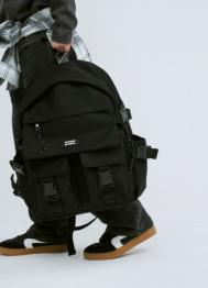 Рюкзак из канваса для мальчиков, Черный OSTIN