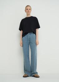 Базовая футболка оверсайз, Черный OSTIN