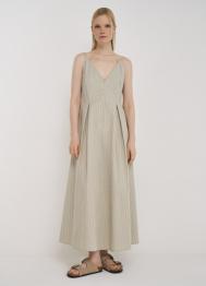 Сарафан из хлопка, Зеленый OSTIN