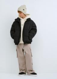 Утеплённая куртка для мальчиков, Черный OSTIN