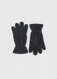 Перчатки из флиса с кулиской, Серый OSTIN