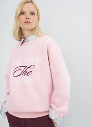 Свитшот с принтом, Розовый OSTIN