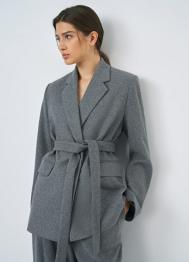 Жакет с поясом, Серый OSTIN