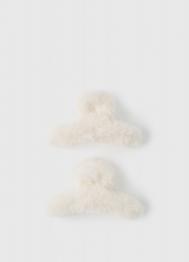 Заколки для волос для девочек, 2 шт., Белый OSTIN