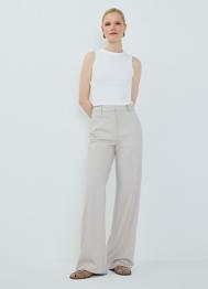 Базовая майка в рубчик, Белый OSTIN