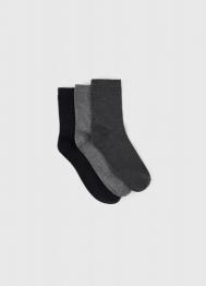 Носки для мальчиков, 3 пары, Серый OSTIN