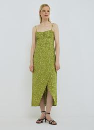 Платье-бюстье с принтом, Зеленый OSTIN