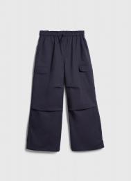 Брюки-парашюты для девочек, Серый OSTIN