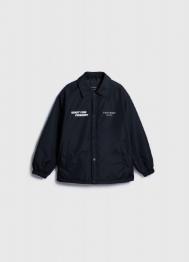 Утеплённая куртка-рубашка для мальчиков, Черный OSTIN