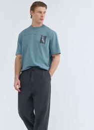 Футболка с принтом, Зеленый OSTIN