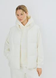 Утеплённый жилет, Бежевый OSTIN