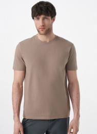 Базовая футболка, Бежевый OSTIN