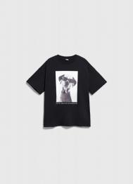 Футболка с принтом для девочек, Черный OSTIN