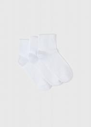 Базовые носки, 3 пары, Белый OSTIN