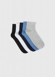 Короткие носки для мальчиков, 5 пар, Голубой OSTIN