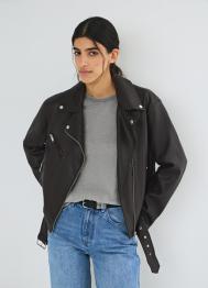 Косуха из искусственной кожи, Коричневый OSTIN