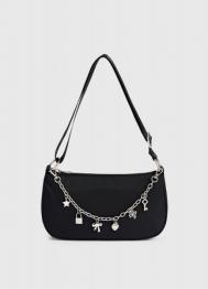 Сумка с цепочкой для девочек, Черный OSTIN