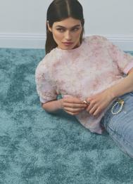 Джемпер с декором из кружева, Розовый OSTIN