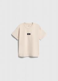 Футболка с нашивкой для мальчиков, Бежевый OSTIN
